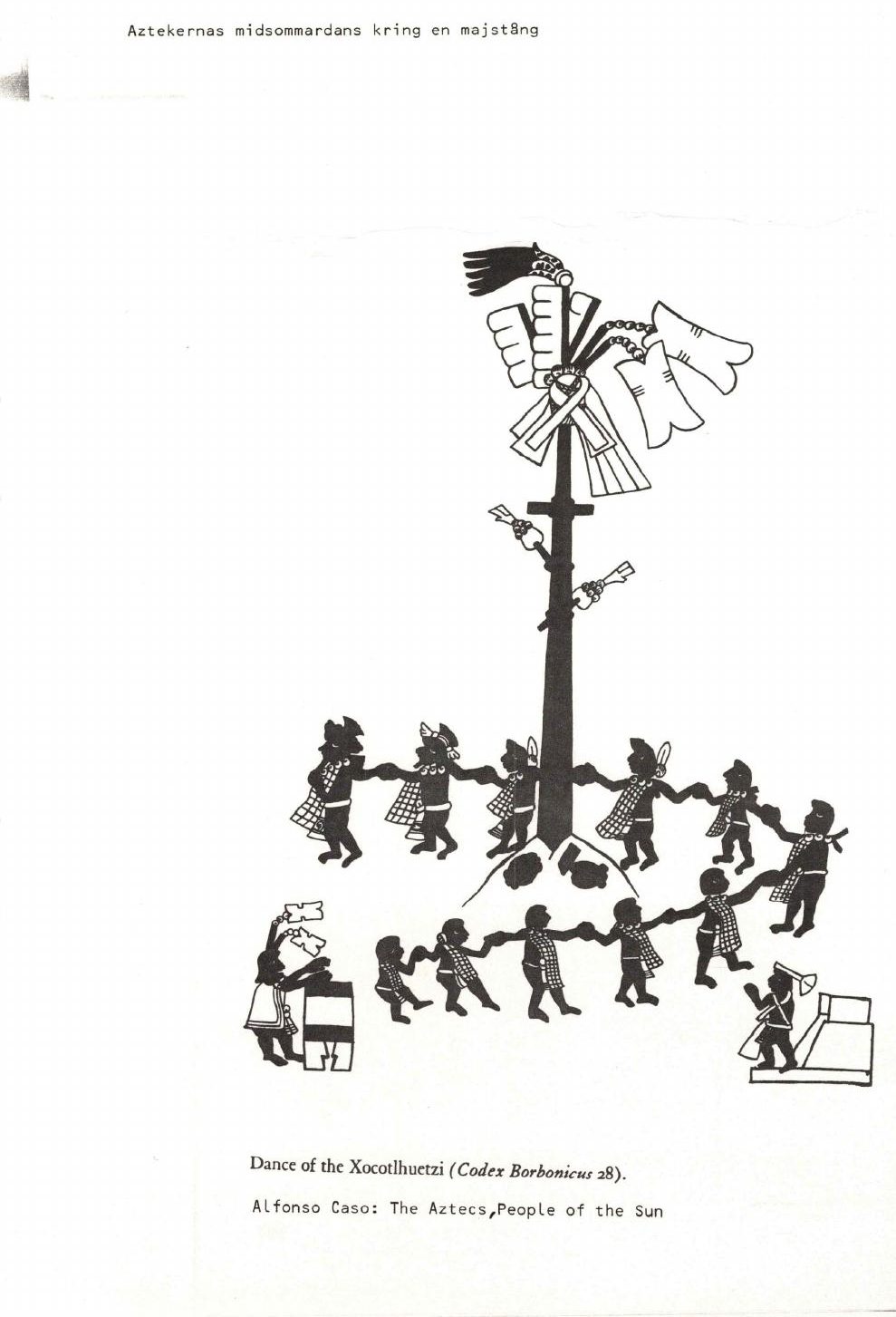 Tanec Xocotlhuetzi, Codex Borbonicus