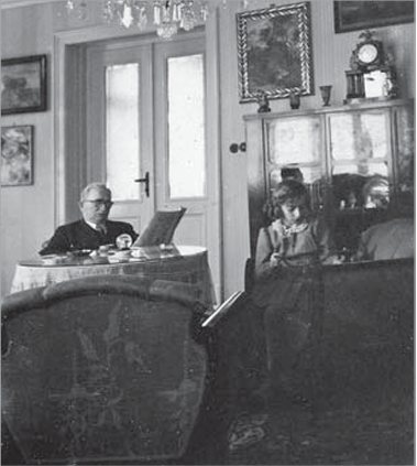 The study in the villa