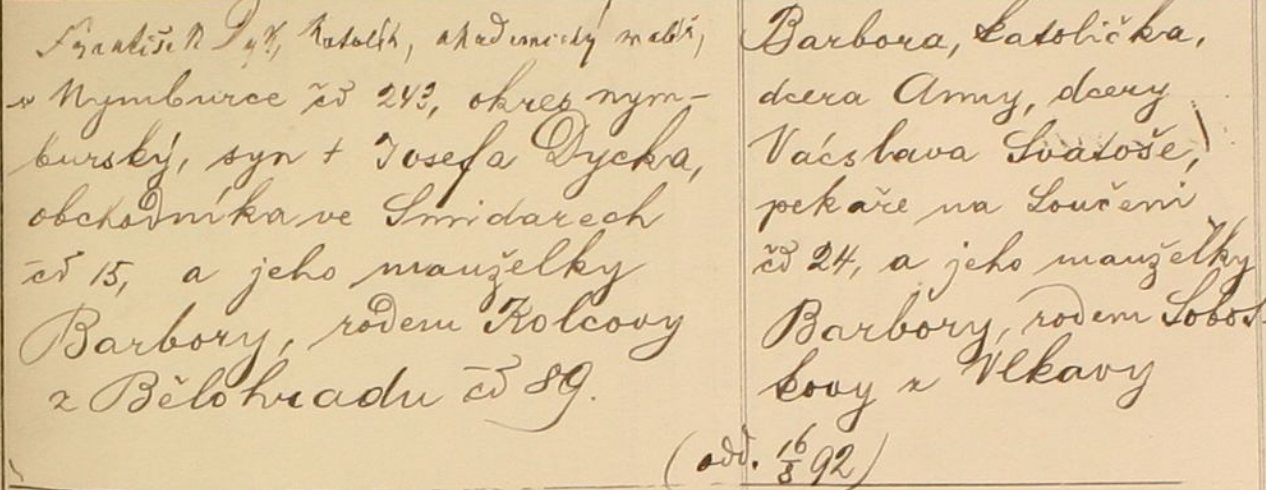 Birth record of Helena v. Dyck